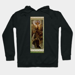 Clair De Lune by Alphonse Mucha Hoodie